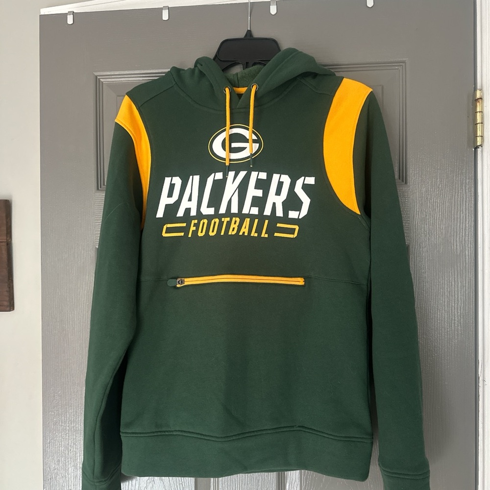 Green Bay Packers Green and Yellow Men's Hoodie